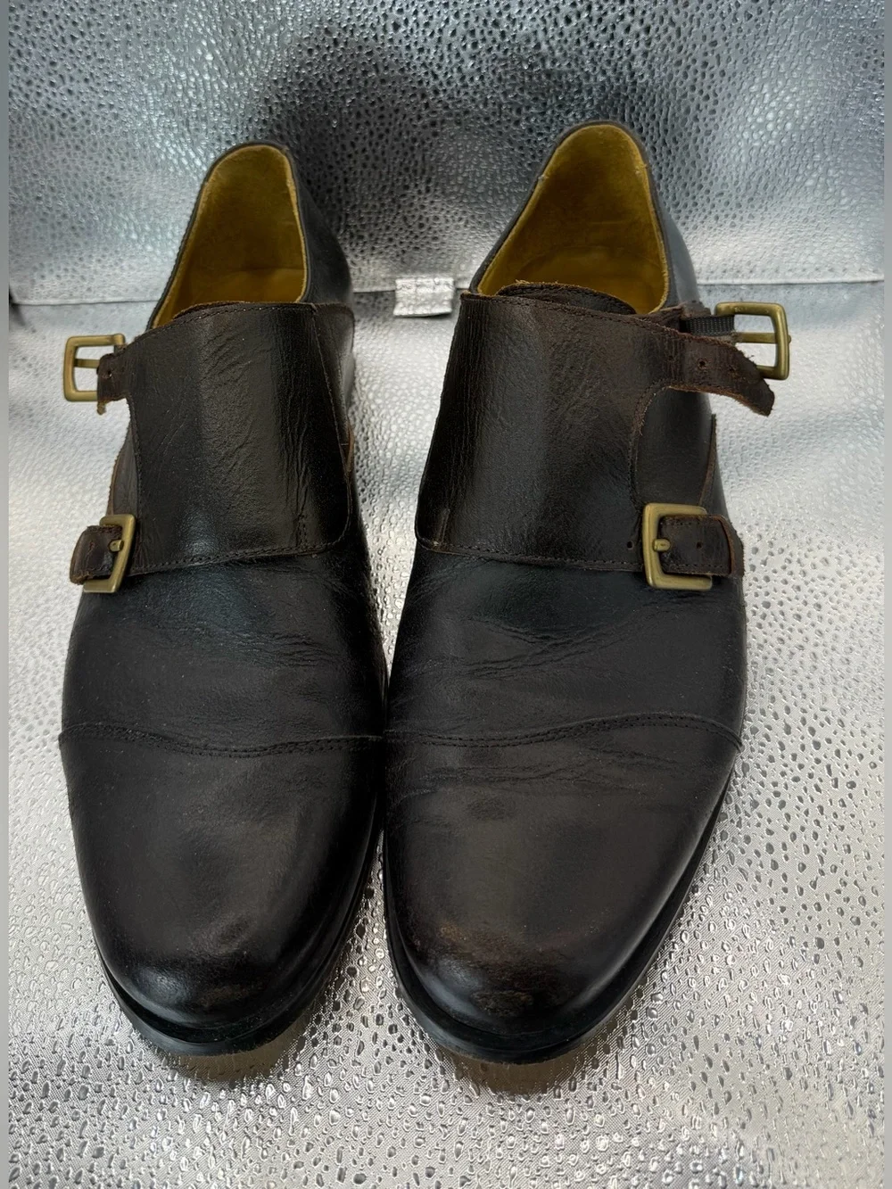 Billy Reid Double Monk Strap Shoes- Handmade In Italy- size 9